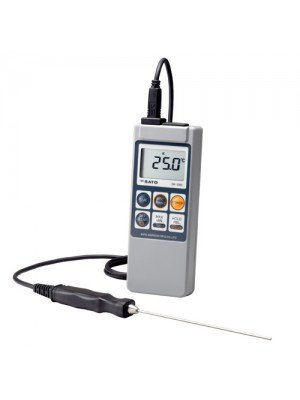 Sato SK-1260 Waterproof Digital Thermometer with Memory and Alarm