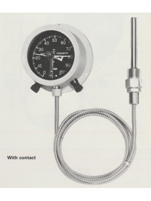 Hyoda (Japan) Drip Proof Bimetal Thermometer M Series