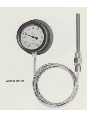 Hyoda (Japan) Drip Proof Bimetal Thermometer M Series