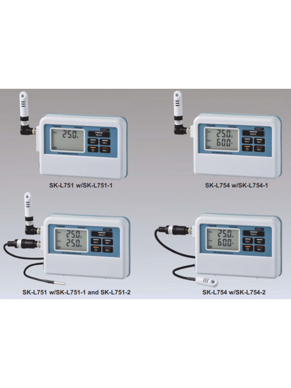 Temperature and Humidity Datalogger SK-L750 Series