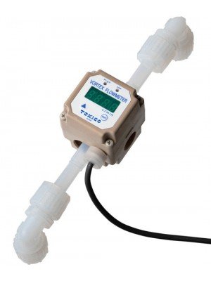 TOKICO PFA Ultrasonic Vortex Flowmeter for Chemicals and Ultrapure Water