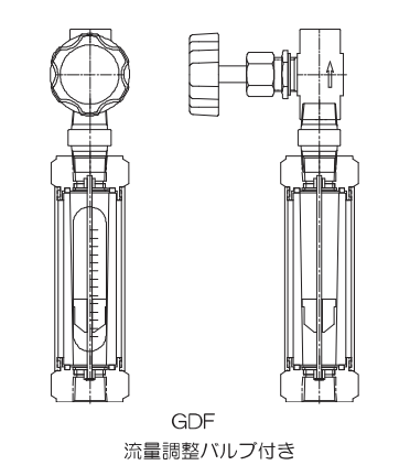 Ryutai Kogyo GDF acrylic tube water flowmeter